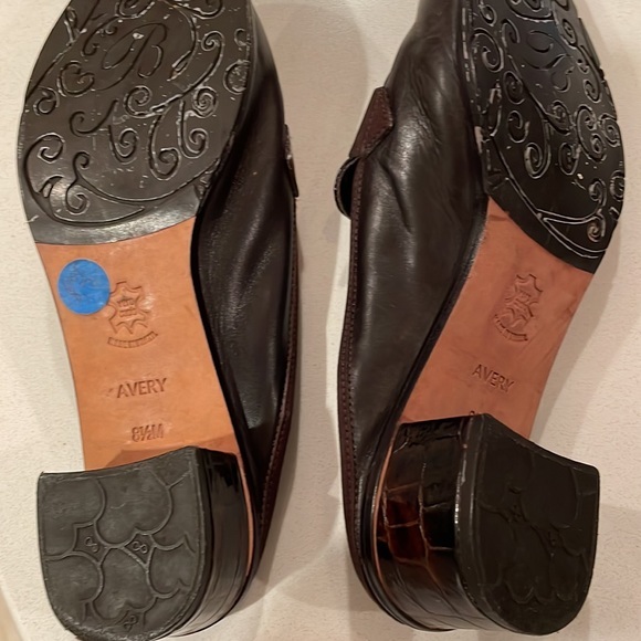 Brighton Brown crocodile mules - Picture 3 of 3